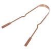 VICASKY Pure Copper U Shape Tongue Scraper Tongue Cleaning Device Oral Care Accessory for Adults Maintain Oral Hygiene and Fresh Breath view 1