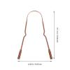 VICASKY Pure Copper U Shape Tongue Scraper Tongue Cleaning Device Oral Care Accessory for Adults Maintain Oral Hygiene and Fresh Breath view 2