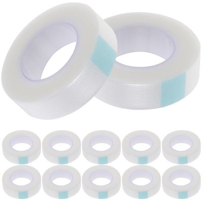 12 Rolls Breathable Pe Adhesive Wound Tape 1.25cm X 9.1m Self-Adhesive Fixing Tape for First Aid Bandaging and Skin Care