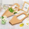 Suojim Flower Bouquet Holder 50 Pcs Elegant Floral Gift Box Premium Kraft Paper Wedding Favor Perfect For Birthday Parties Bridal Showers Packaging(Large) view 2