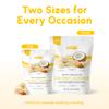 Snackathon Coconut White Chocolate Covered Almonds, 7 oz Resealable Bag, Whole Roasted Almonds Coated in Creamy White Chocolate and Toasted Coconut, Crunchy Tropical Nut Snack, Made in USA view 4