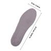 IWOWHERO Thermal Winter Insoles for Men and Women, Thick Self-Heating Plush Shoe Inserts, Grey Size 43-44, Shock Absorption Cushion for Cold Weather and Outdoor Sports view 2