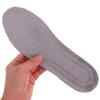 IWOWHERO Thermal Winter Insoles for Men and Women, Thick Self-Heating Plush Shoe Inserts, Grey Size 43-44, Shock Absorption Cushion for Cold Weather and Outdoor Sports view 3