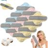 12Pack Reusable Incontinence Pads for Women,Leak-Proof Washable Cloth Menstrual Pads,with Honeycomb Absorbent LayersTechnology,Breathable,Eco-Friendly,Cotton,for Heavy Menstrual Flows, Incontinences view 1