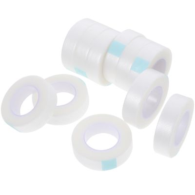 12 Rolls Breathable Self-Adhesive Fixing Tapes Pe Film Pressure-Sensitive Bandage Tape 1.25cm X 9.1m for First Aid and Athletic Wrapping