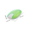 TEHAUX Retainer Case Press Shell Shaped, Fluorescent Green Retainer Storage Container, Portable Tooth Appliance Box for Travel and Orthodontic Use view 2