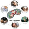 Cute Christmas Holidays Sleep Mask for Men Women Elastic Strap Eyeshade Lightweight Sleeping Blindfold Soft Breathable Eye Cover Comfortable Sleep Shade Cover for Sleeping Travel view 4