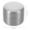 Outanaya Stainless Steel Waterproof Pill Organizer Medium Round Metal Medicine Storage Box Portable Airtight Compact Container for Travel and Daily Use view 2