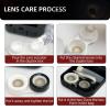 Contact Lens Cases Halloween Scary Eye Personality Contact Storage Box with Mirror Tweezers & Suction StickNo Contain Contact LensTravel Portable Lens Organizer BoxD view 4
