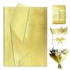 100 Sheets Gold Tissue Papers Bulk, 14 x 20 Inch Metallic Golden Gift Wrapping Paper Flowers Bouquet Packaging Paper for Birthday Wedding Graduation DIY Crafts Holiday Decorations view 1