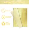 100 Sheets Gold Tissue Papers Bulk, 14 x 20 Inch Metallic Golden Gift Wrapping Paper Flowers Bouquet Packaging Paper for Birthday Wedding Graduation DIY Crafts Holiday Decorations view 4