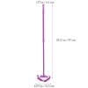 Ciieeo Triangular Chenille Mop with Telescoping Handle, Retractable Cleaning Mop for Household Floor and Glass Washing, Purple Small Size for Home and Car Use view 2