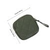 VALICLUD Portable Menstrual Pad Pouch Green Multipurpose Sanitary Towel Storage Bag Small Travel Change Organizer for Women and Teen view 2