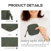 VALICLUD Portable Menstrual Pad Pouch Green Multipurpose Sanitary Towel Storage Bag Small Travel Change Organizer for Women and Teen view 3