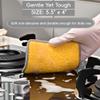 METUUTER 12 Pack Kitchen Sponges Stitch with Stainless Steel Fiber for Dish view 4