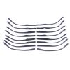 1 Pair TR90 Eyeglasses Replacement Leg Repair Eyewear Simple Accessories Eyeglasses Temple Arm Single Tooth Double Tooth(Style a) view 1