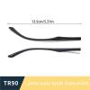1 Pair TR90 Eyeglasses Replacement Leg Repair Eyewear Simple Accessories Eyeglasses Temple Arm Single Tooth Double Tooth(Style a) view 2