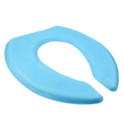 PRETYZOOM Thickened Eva Adhesive Toilet Seat Cushion Pad, Waterproof Breathable -Shaped Toilet Mat, Bathroom Supply for Home and Travel Use