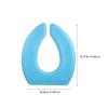 PRETYZOOM Thickened Eva Adhesive Toilet Seat Cushion Pad, Waterproof Breathable -Shaped Toilet Mat, Bathroom Supply for Home and Travel Use view 2
