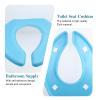 PRETYZOOM Thickened Eva Adhesive Toilet Seat Cushion Pad, Waterproof Breathable -Shaped Toilet Mat, Bathroom Supply for Home and Travel Use view 3