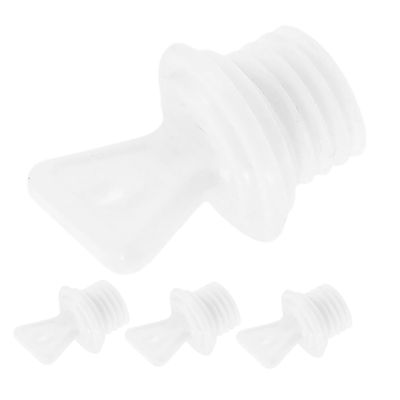 Toyvian 4pcs Hot Water Bottle Cap Plug Replacement Sealing Stopper Lid 2.1cm Inner Diameter 1.7cm Height Compatible for Hot Water Bags Heat Retention Use