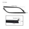 10pairs 8mm Width Transparent Black PC Spring Glasses Temple Plastic Leg Tip for Eyeglasses Repairing Accessories(PC05 Black) view 3