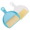 VICASKY Mini Broom and Dustpan Set, Handheld Crumb Sweeper with Brush, Portable 2pcs Cleaning Kit for Home, Table, Sofa, Keyboard Blue and White view 1