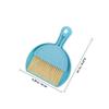 VICASKY Mini Broom and Dustpan Set, Handheld Crumb Sweeper with Brush, Portable 2pcs Cleaning Kit for Home, Table, Sofa, Keyboard Blue and White view 2