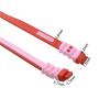 1pair Silicone Eyewear Leg Optical Frame Temple Replacement Repair Accessories(Pink Purple) view 3