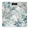 Leaves of Plant Scale for Body Weight Anti-Slip Tempered Glass Digital Bathroom Scales Clear LCD Display Weighing Scale Safe Rounded Corners Smart Scales view 1