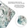 Leaves of Plant Scale for Body Weight Anti-Slip Tempered Glass Digital Bathroom Scales Clear LCD Display Weighing Scale Safe Rounded Corners Smart Scales view 4