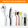 12Pcs Crevice Cleaning Brush Set, Hard Bristle Gap Cleaning Tools, Multifunctional Brushes for Kitchen, Bathroom, Grout, Sink, Bottle, Teapot, Blender, Window & Car (12pcs) view 2