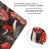 Red Mushrooms Scale for Body Weight Anti-Slip Tempered Glass Digital Bathroom Scales Clear LCD Display Weighing Scale Safe Rounded Corners Smart Scales view 4