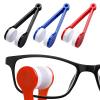 Houlishu 3PCS Mini Eyeglass Cleaner Brush, Portable Microfiber Sunglasses Cleaner Clip(Black Blue Red) view 1