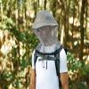 2 Pack Mosquito Head Net Mesh for Hiking & Outdoors,Bug Netting Over Hat Adults Insect Gnat Fly Protection Face Cover Mask Hood Midge Clothing Jacket view 3