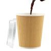 12 Oz Coffee Cups with Lids | 12 Oz Insulated Double Walled Mug | Small Coffee Cups | for Party Drinks Beverage Drinking Tea Cafe Birthday Christmas Easter Bathroom view 1