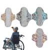 4Pcs Reusable Menstrual Pads - Leakproof Washable Breathable in-Continence Pads, Mama Panty Liners for Elderly Care & Mobility Support, Reusable Period Pad-s, Cloth Pad-s for Women view 1