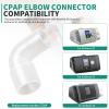 CPAP Elbow Connector for ResMed AirSense 10, AirCurve 10, AirStart 10, and Resmed 11, 90 Degree CPAP Hose Fittings, CPAP Tubing Adapter for ResMed 37394-2 Pack view 2