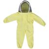 Vestamore Junior Bee Suit, Full Body Protection, Ventilated Hood, Yellow, L Size, Cotton-Polyester Blend view 1