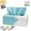 Pull-Out Microfiber Cleaning Cloths in Box, 2026 New 20 Pieces Pull-Out Cleaning Cloths, Reusable Cleaning Rags, Soft Absorbent Cloths, Streak-Free Wipes, Suitable for Kitchen Car Care (Blue) view 1