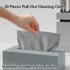 Pull-Out Microfiber Cleaning Cloths in Box, 2026 New 20 Pieces Pull-Out Cleaning Cloths, Reusable Cleaning Rags, Soft Absorbent Cloths, Streak-Free Wipes, Suitable for Kitchen Car Care (Blue) view 2