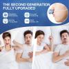 Anti Snore Device,Double Vortex Electric Double Vortex Snoring Solution,Mini Portable Stop Snoring Devices Stopper,Adjustable Wind Speed Snoring Prevention Nasal Dilators,Up to 8 Hours view 2