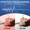 Anti Snore Device,Double Vortex Electric Double Vortex Snoring Solution,Mini Portable Stop Snoring Devices Stopper,Adjustable Wind Speed Snoring Prevention Nasal Dilators,Up to 8 Hours view 3