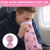 50PCS Disposable Vomit Bags for Motion Sickness Aircraft Travel(Butterfly) view 4