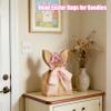 12/24 Set Easter Bunny Kraft Gift Bags, Cute Bunny Easter Bags for goodies, DIY Bunnys Gift Boxes with Ribbon & Flower (12 PCS) view 4