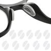 10 Pairs Eyeglass Nose Pads, Clear Silicone Adhesive Eyeglass Nose Pads, Nose Pads for Glasses, Glasses Nose Pad for Eyeglasses Sunglasses view 1