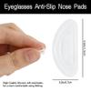 10 Pairs Eyeglass Nose Pads, Clear Silicone Adhesive Eyeglass Nose Pads, Nose Pads for Glasses, Glasses Nose Pad for Eyeglasses Sunglasses view 2