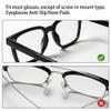 10 Pairs Eyeglass Nose Pads, Clear Silicone Adhesive Eyeglass Nose Pads, Nose Pads for Glasses, Glasses Nose Pad for Eyeglasses Sunglasses view 4