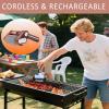 Acivirdde Electric Grill Cleaner with Rotating Brush Head, a Highly Efficient Tool for Cleaning Grills, Easily Removes Burnt Food Residue. view 3