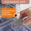 Acivirdde Electric Grill Cleaner with Rotating Brush Head, a Highly Efficient Tool for Cleaning Grills, Easily Removes Burnt Food Residue. view 4